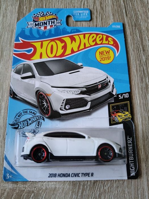Hot Wheels 2018 Honda Civic Type R Type-R Nightburnerz 2019