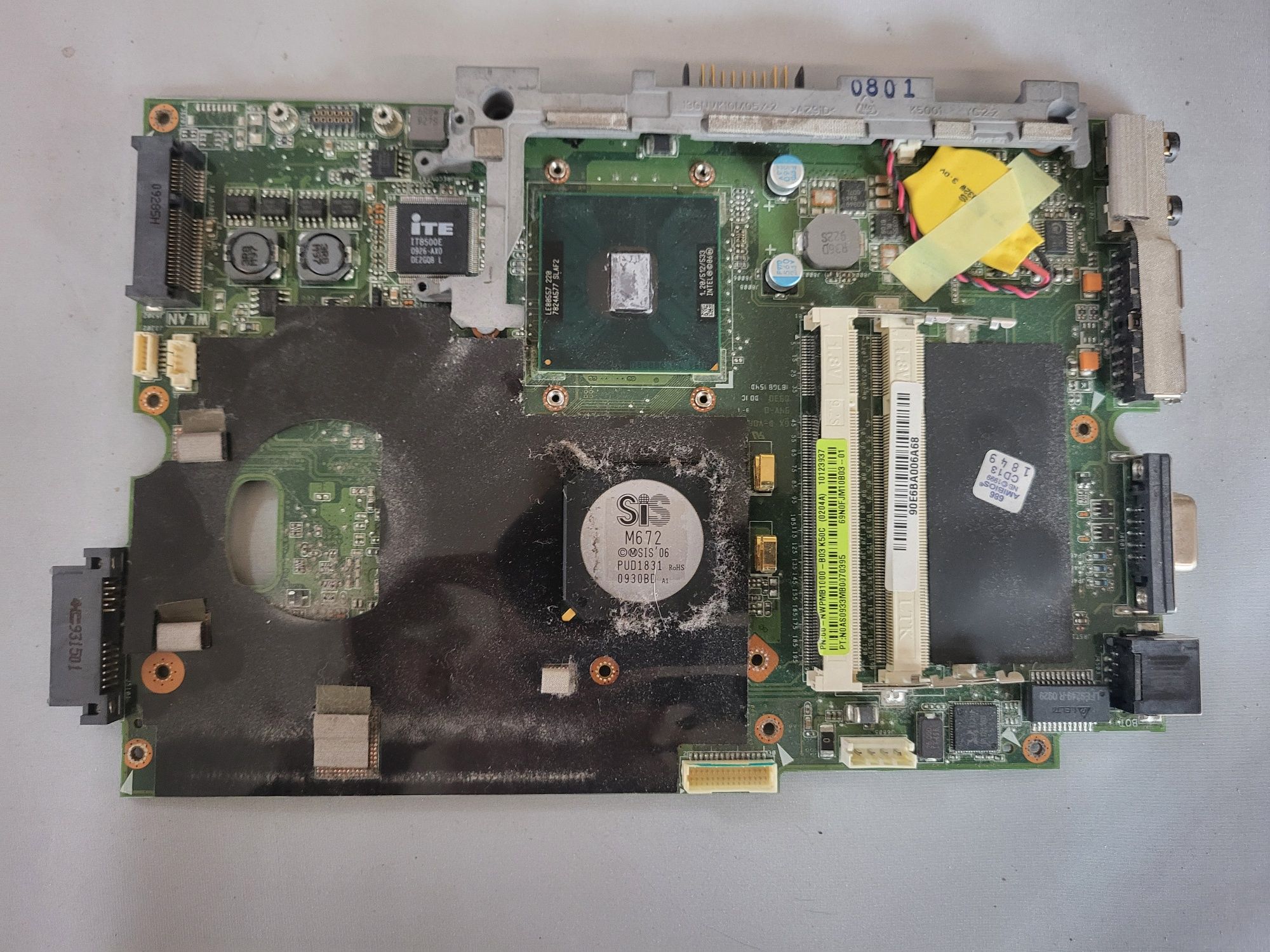 Sprzedam Płytę główna +Procesor do laptopa Asus K50C