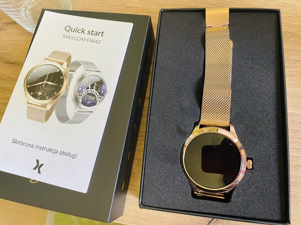 Smartwatch maxcom FW42 gold