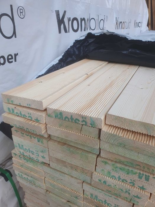 Deska tarasowa świerk grubość 28 mm