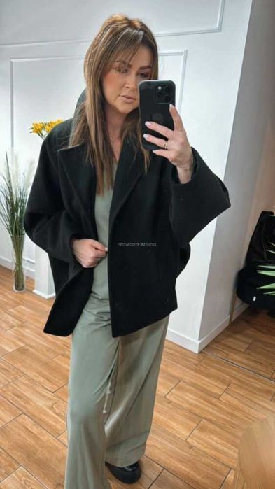 By o la la Płaszcz jodełka