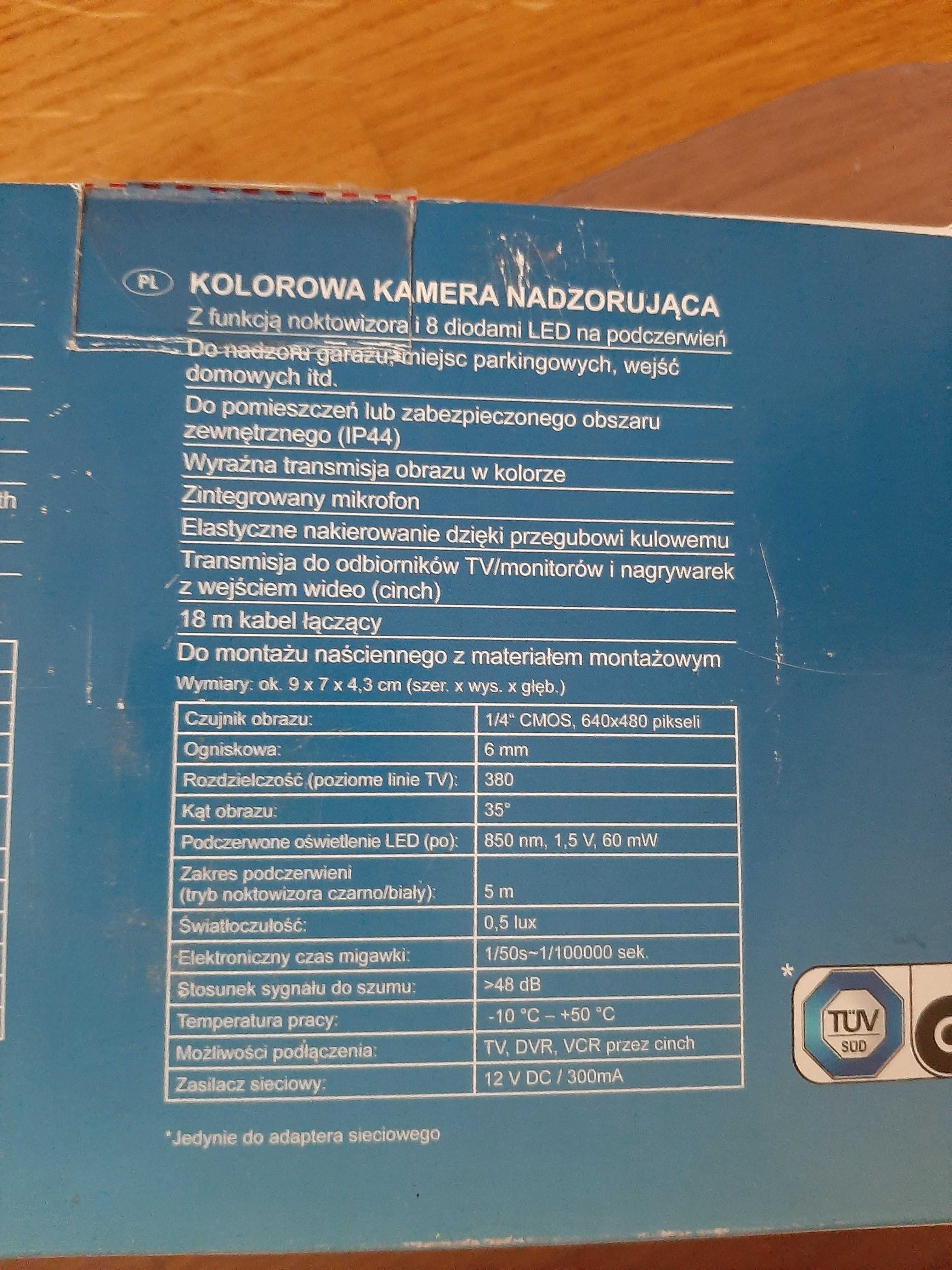 Kolorowa kamera monitorująca