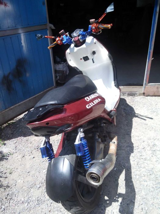 Мопед  на базе мотора пиаджио 500 сс 4т. Переоформление