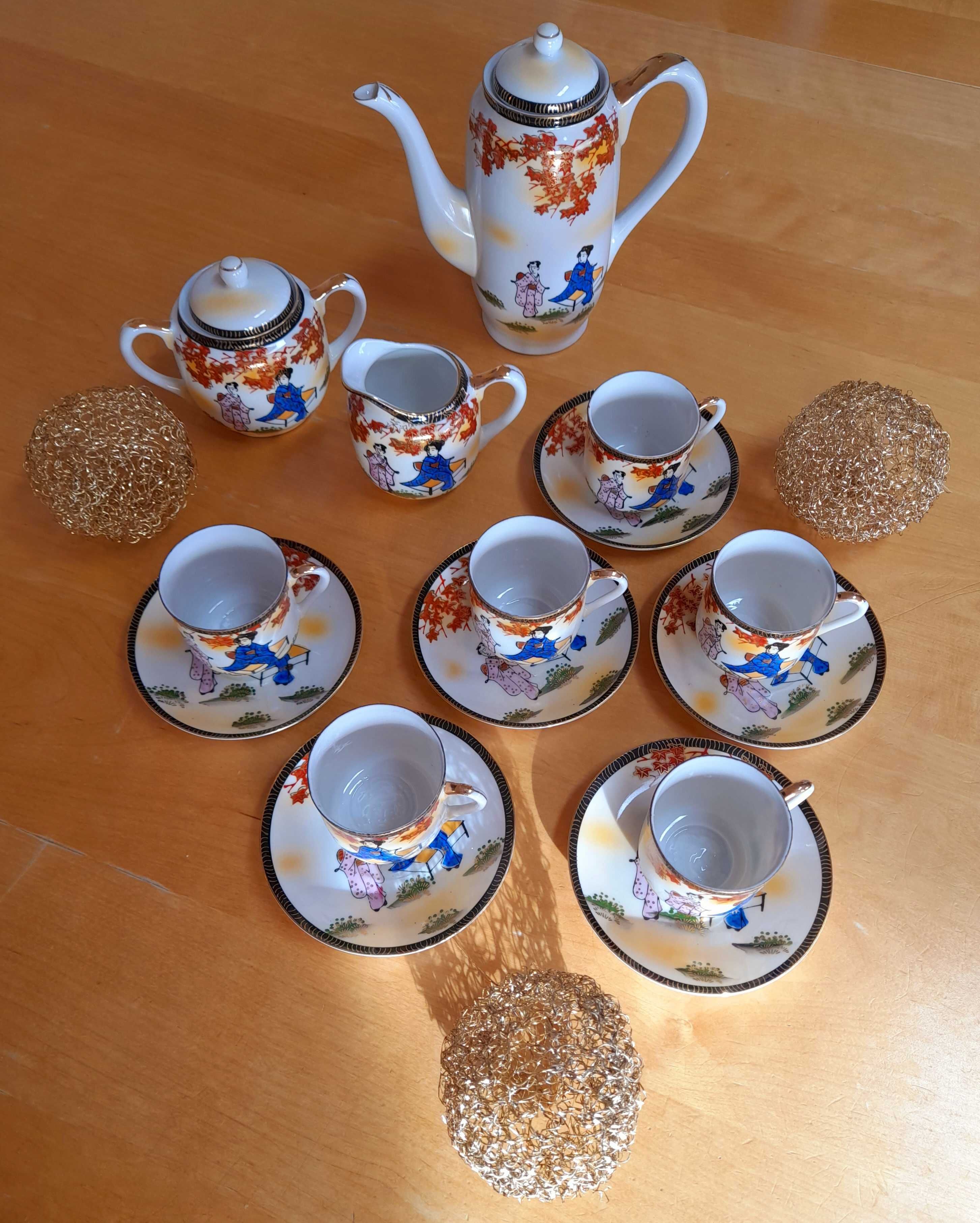 Serviço de Café em Porcelana Chinesa 15 peças