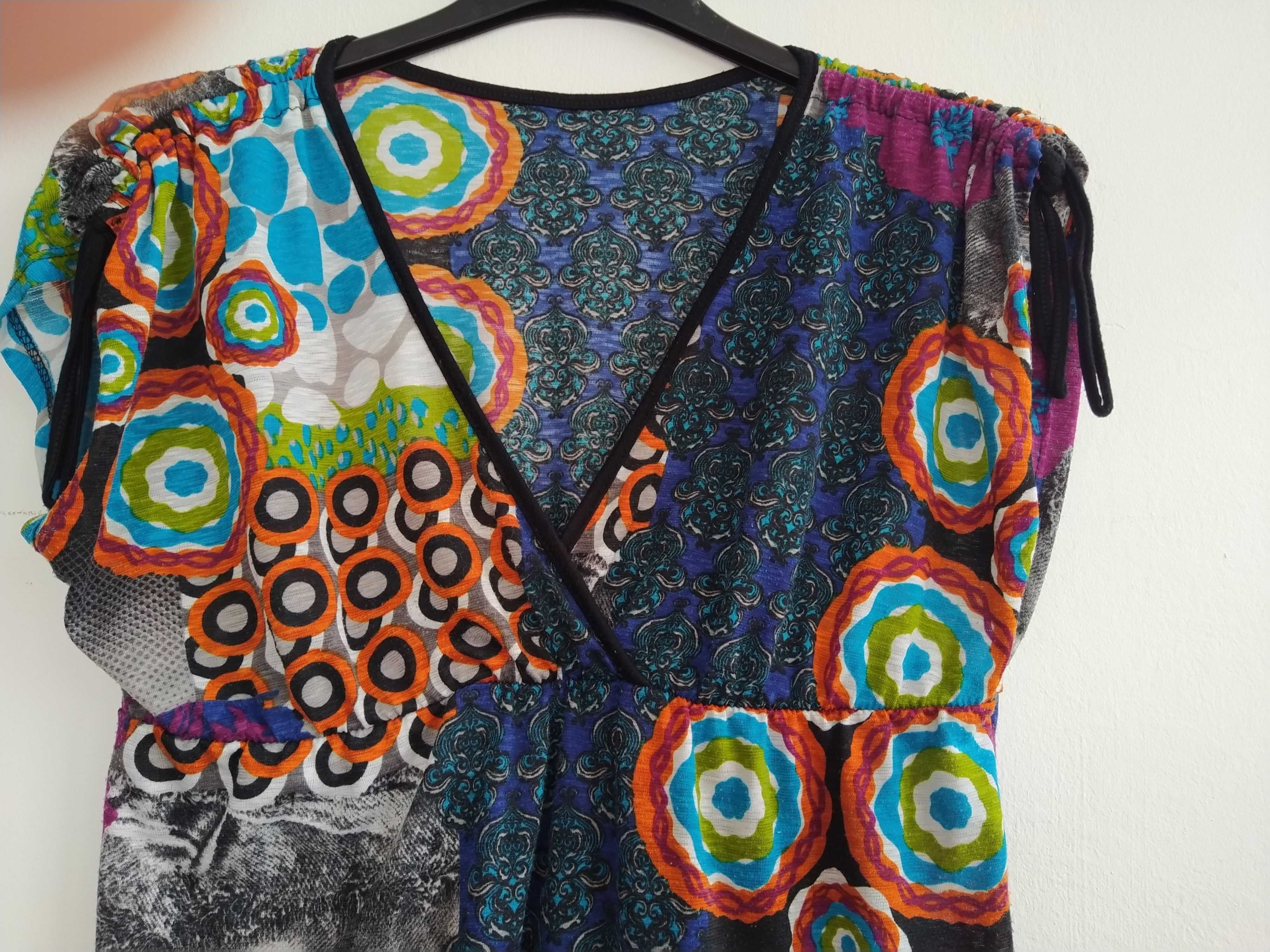 Camisola / Top estilo Desigual - Tamanho L