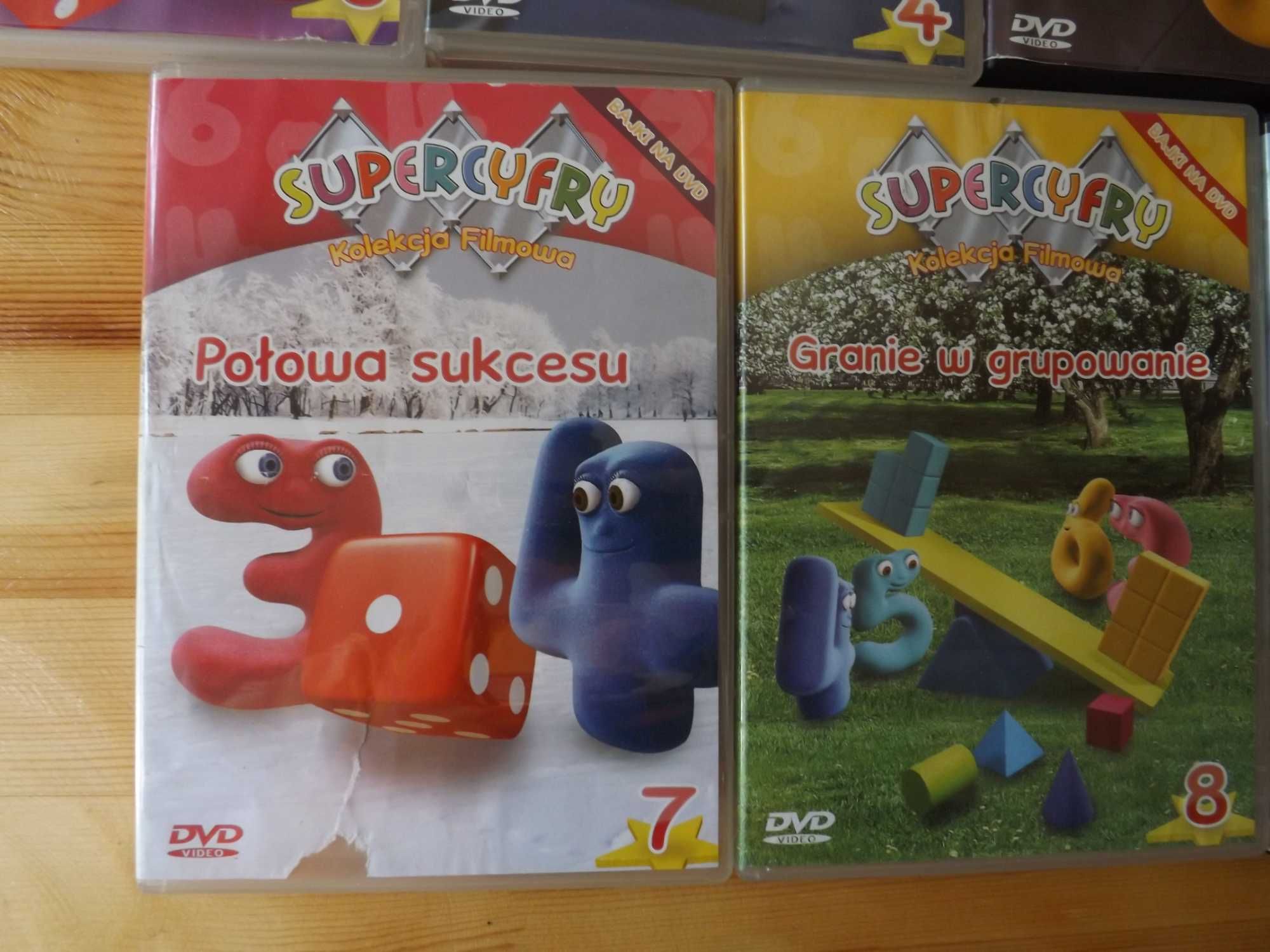 Supercyfry bajka edukacyjna na 7 dvd