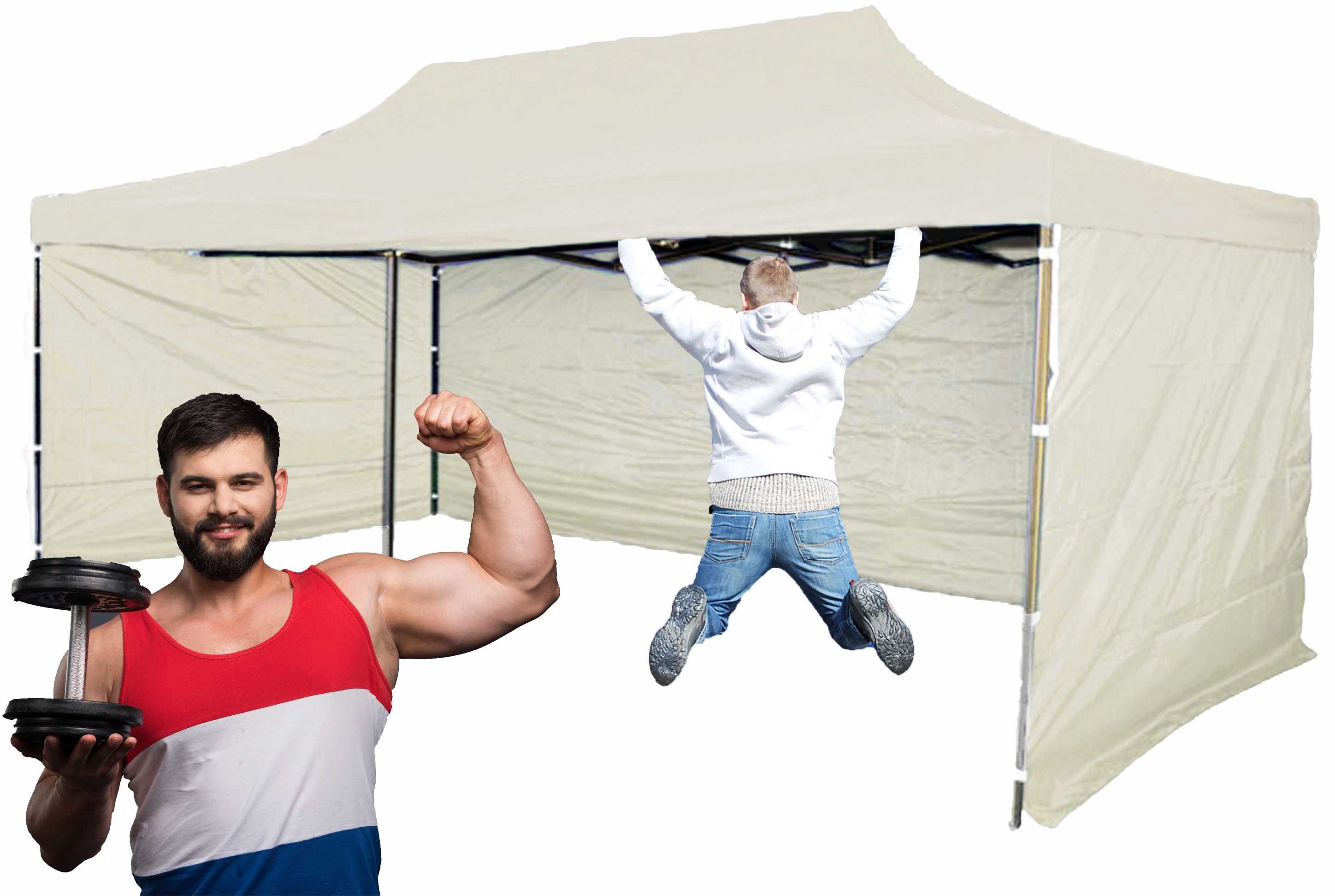 50kg 3x6 18m Namiot Handlowy Ogrodowy parasol szybko rozkładany montaż