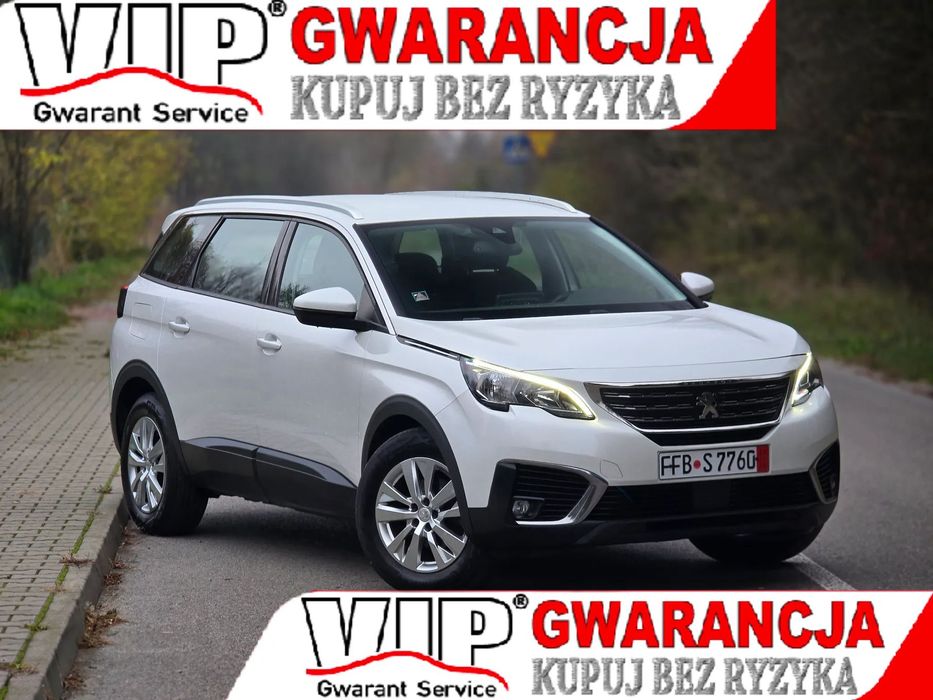 Peugeot 5008 7-OSOBOWY_1,2B_130KM_BIAŁA-PERŁA_Nawi_Skóry_Kamera_Gwarancja