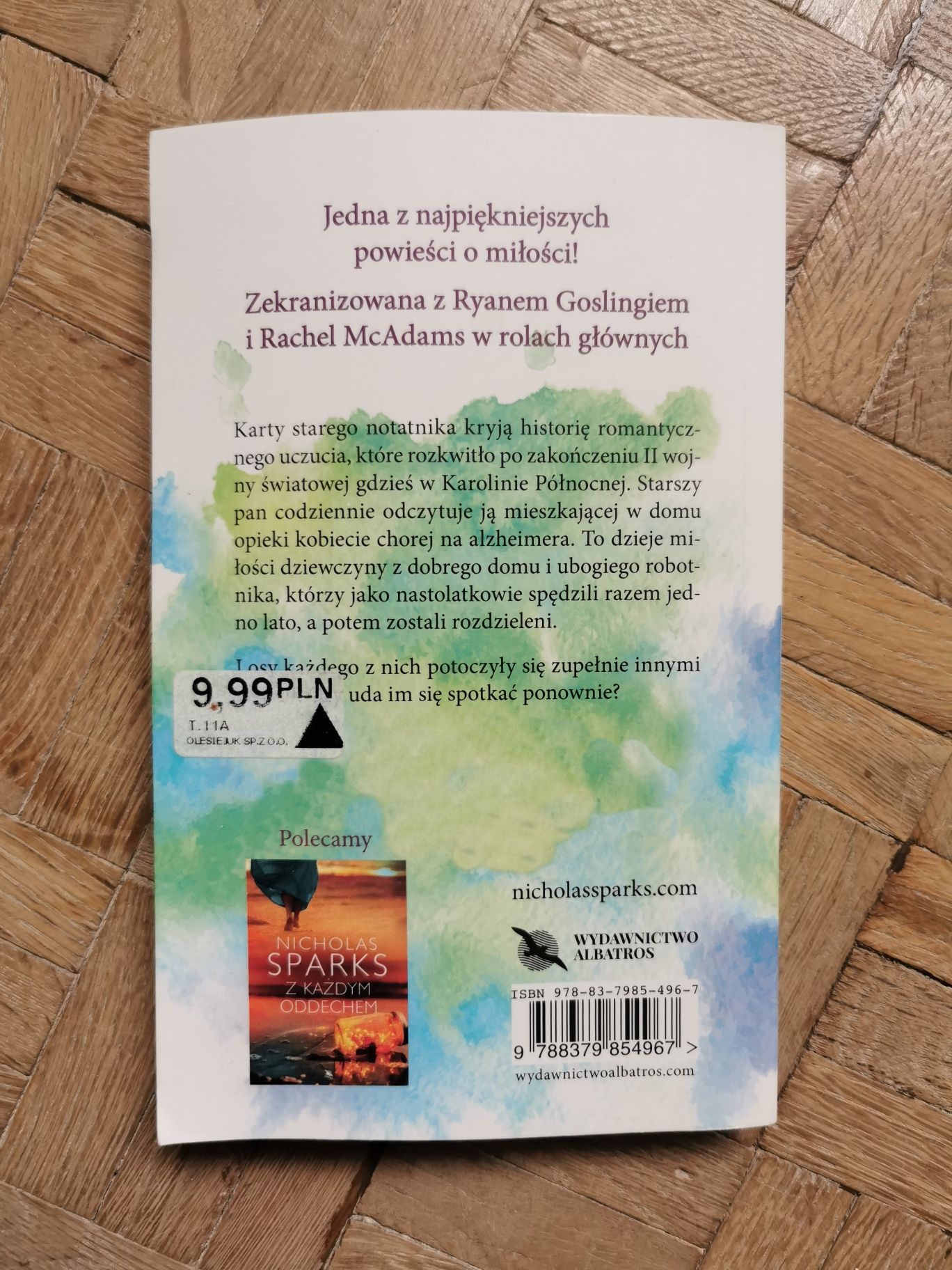 Pamiętnik - Nicholas Sparks