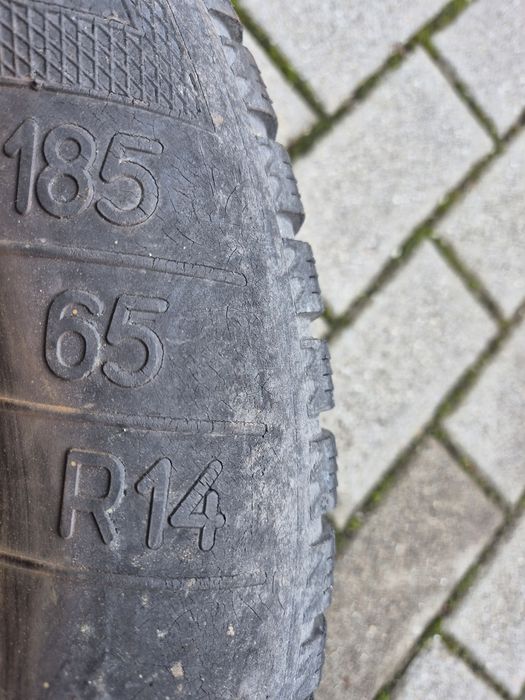 Opony koła z felgami R 14 / 65 / 185 zimowe + wielosezonowe