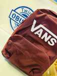 Plecak Vans old skool bordowy szkolny sportowy
