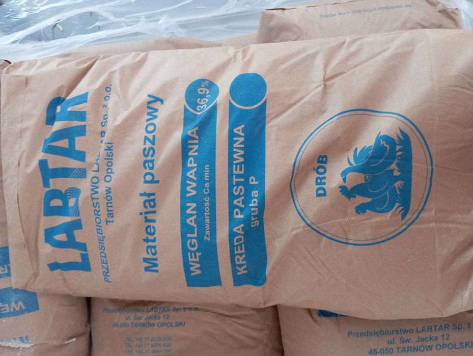 Kreda pastewna gruboziarnista paleta 33 worki po 30kg