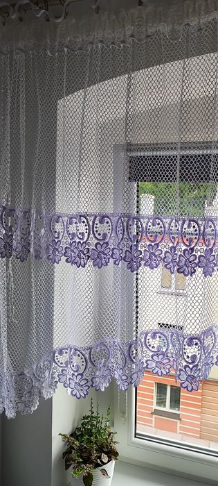 Firana z gipiura 105 cm wysokość
