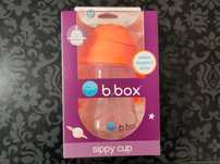 Bidon ze słomką 240 ml, b.box ORANGE ZING