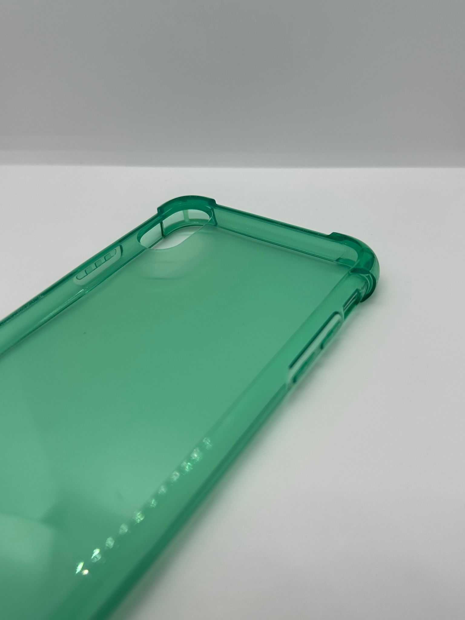 Obudowa do telefonu Etui Case Iphone X/XS Przeźroczysto-Zielone kod81