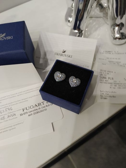Kolczyki Swarovski Hyperbola oryginał