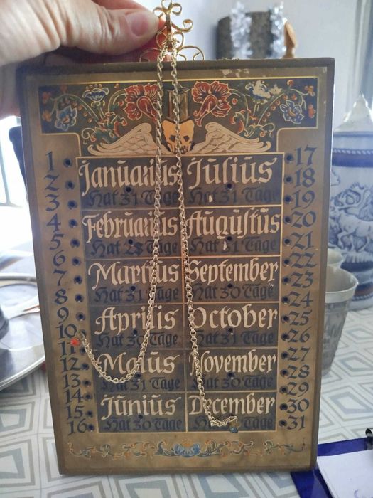 Calendário perpétuo antigo