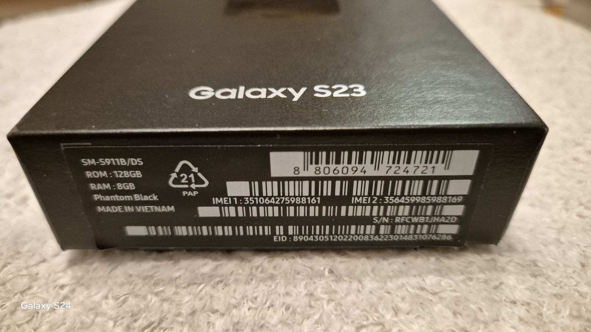 Samsung Galaxy S23 Czarny Nowy