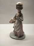 Figura - Kwiaciarka - Hiszpania - porcelana szkliwiona