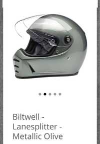 Продам шолом Biltwell Lane Splitter Helmet metallic Olive