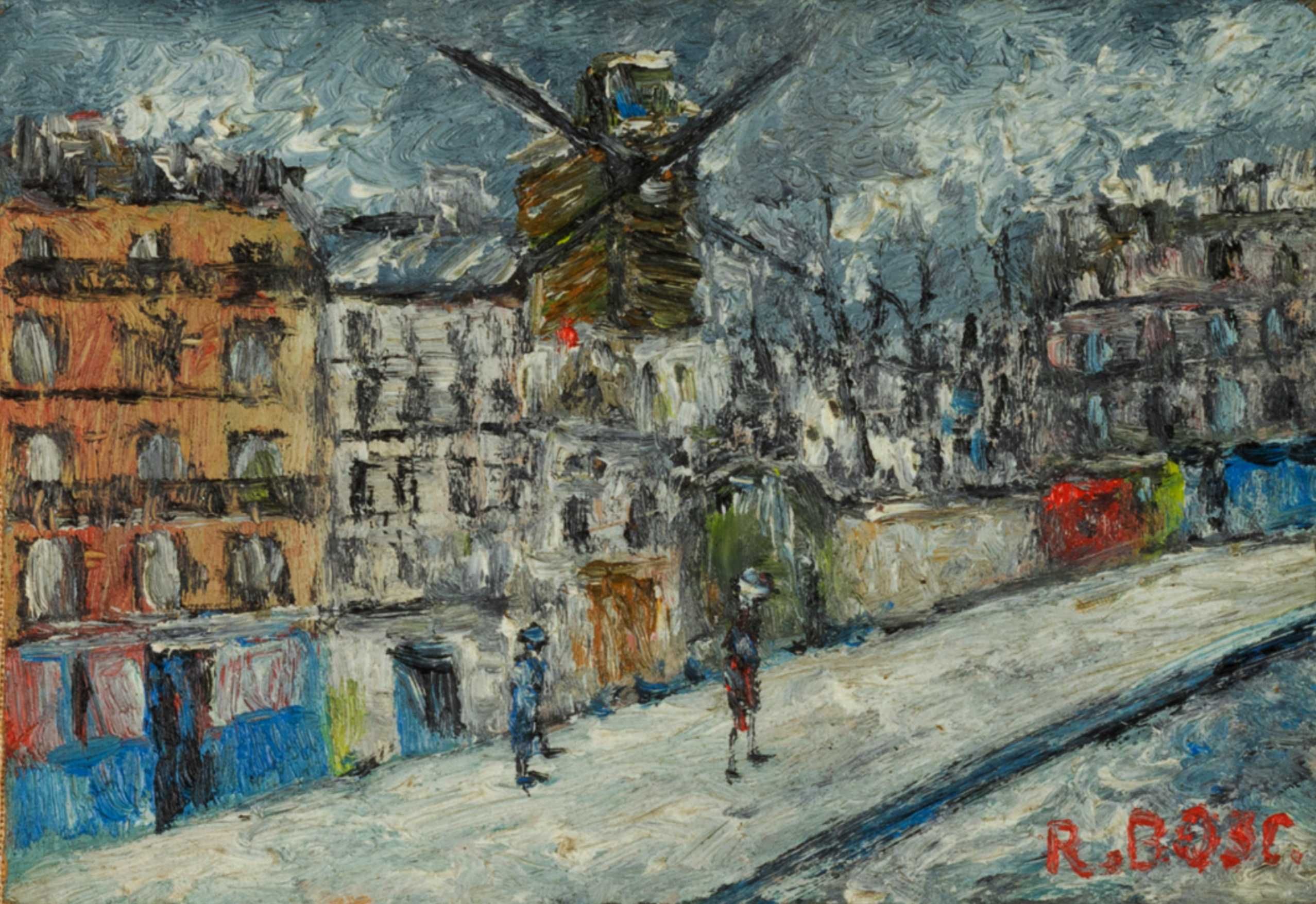 Pintura Paris Sacre Coeur Impressionismo R Bosc | século XX