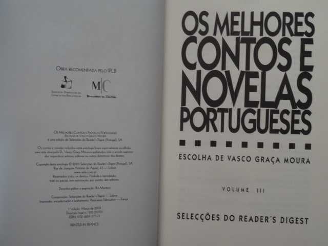 Os Melhores Contos e Novelas Portuguesas - 3 Volumes