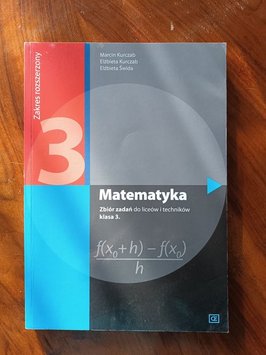 Matematyka 3, zbiór zadań zakres rozszerzony, Kurczab