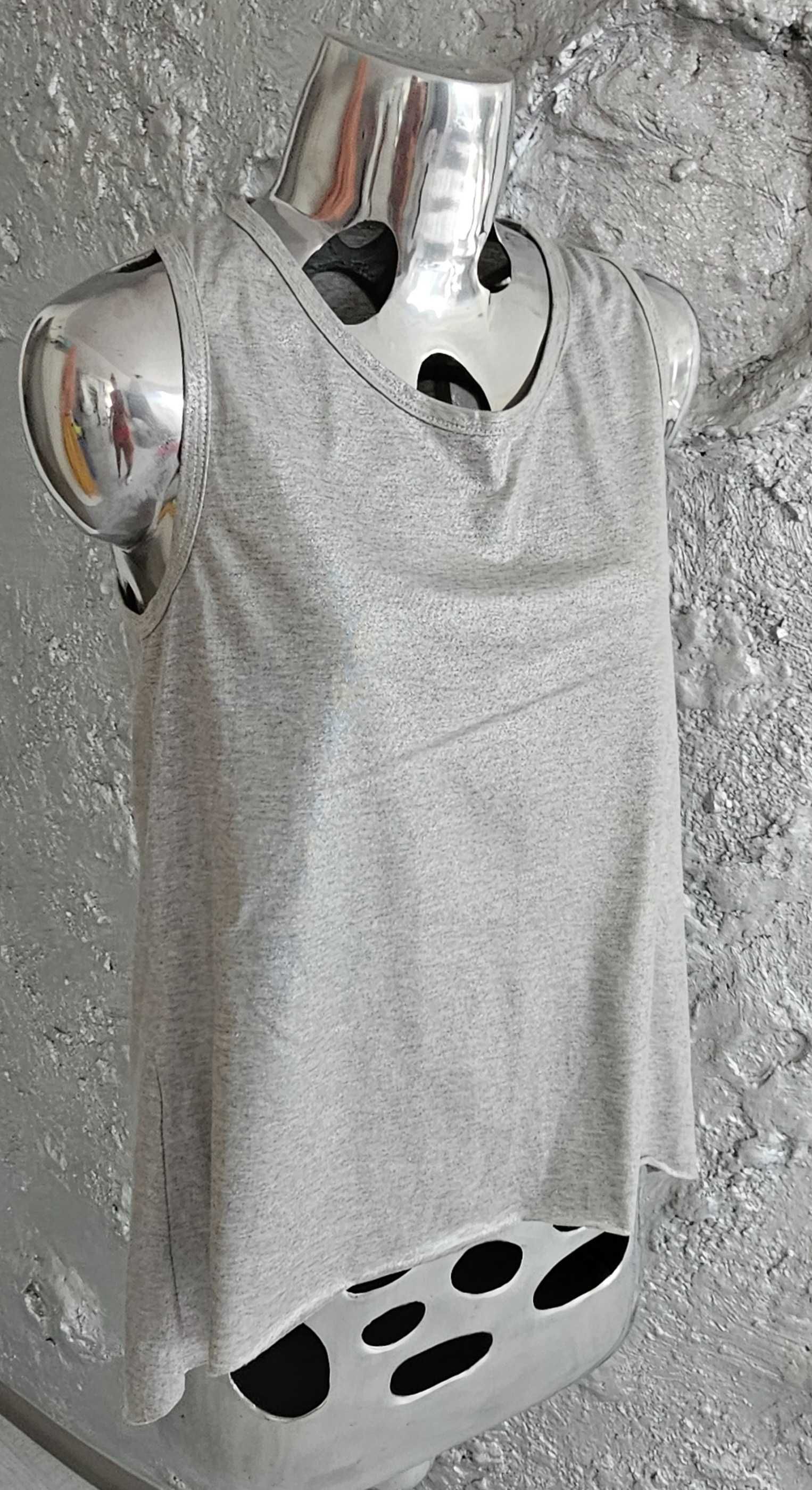 PLEASE top srebrny bluzka roz M/L