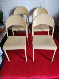 Krzesła drewniane z drewna metalowe z oparciem krzesło Krzesełko fotel