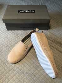 Espadryle skóra nubuk Venezia 38