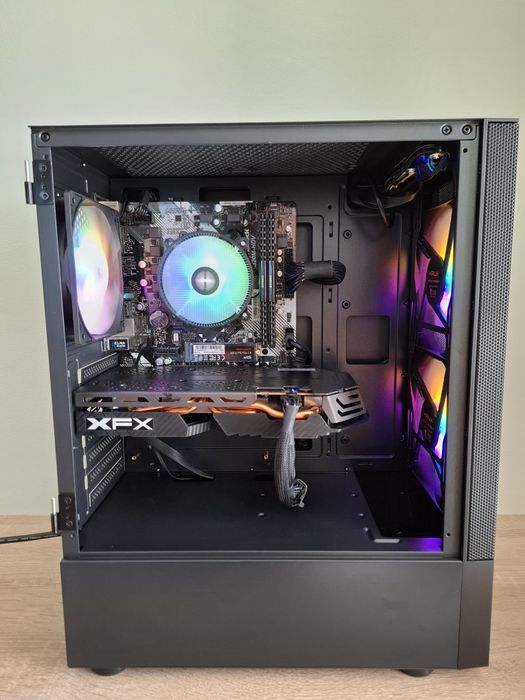 Komputer Do Gier - Ryzen 5 3600 | RX 580 8GB | 16 GB RAM | ARGB |