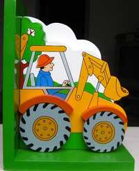 Для книг Деревянный трактор Декор детской комнаты