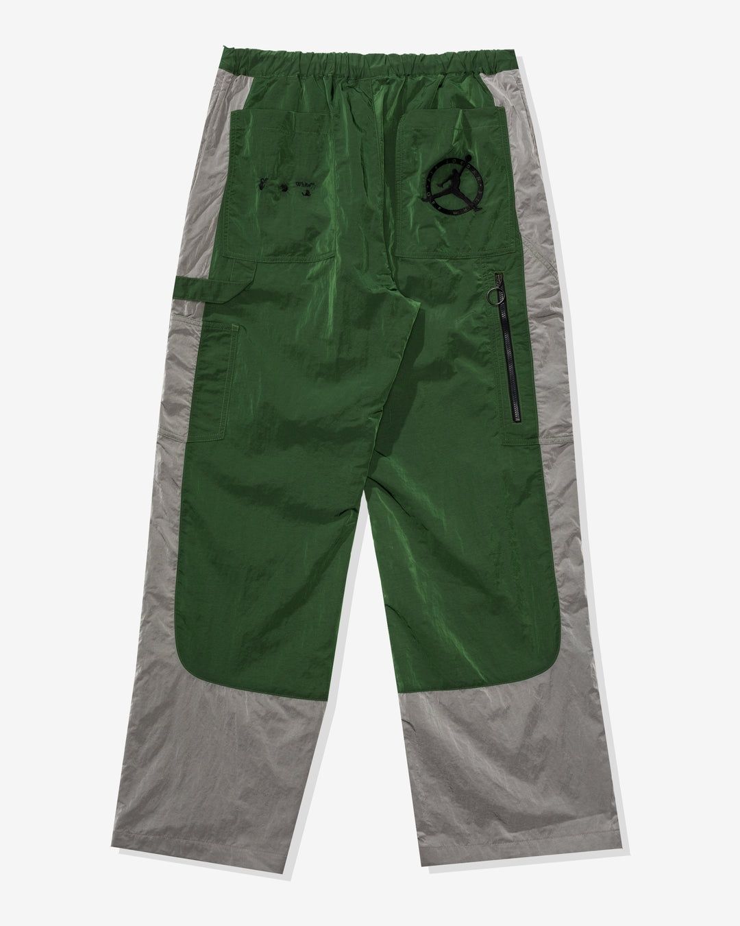 Штаны Jordan × Off white track pants forest мужские