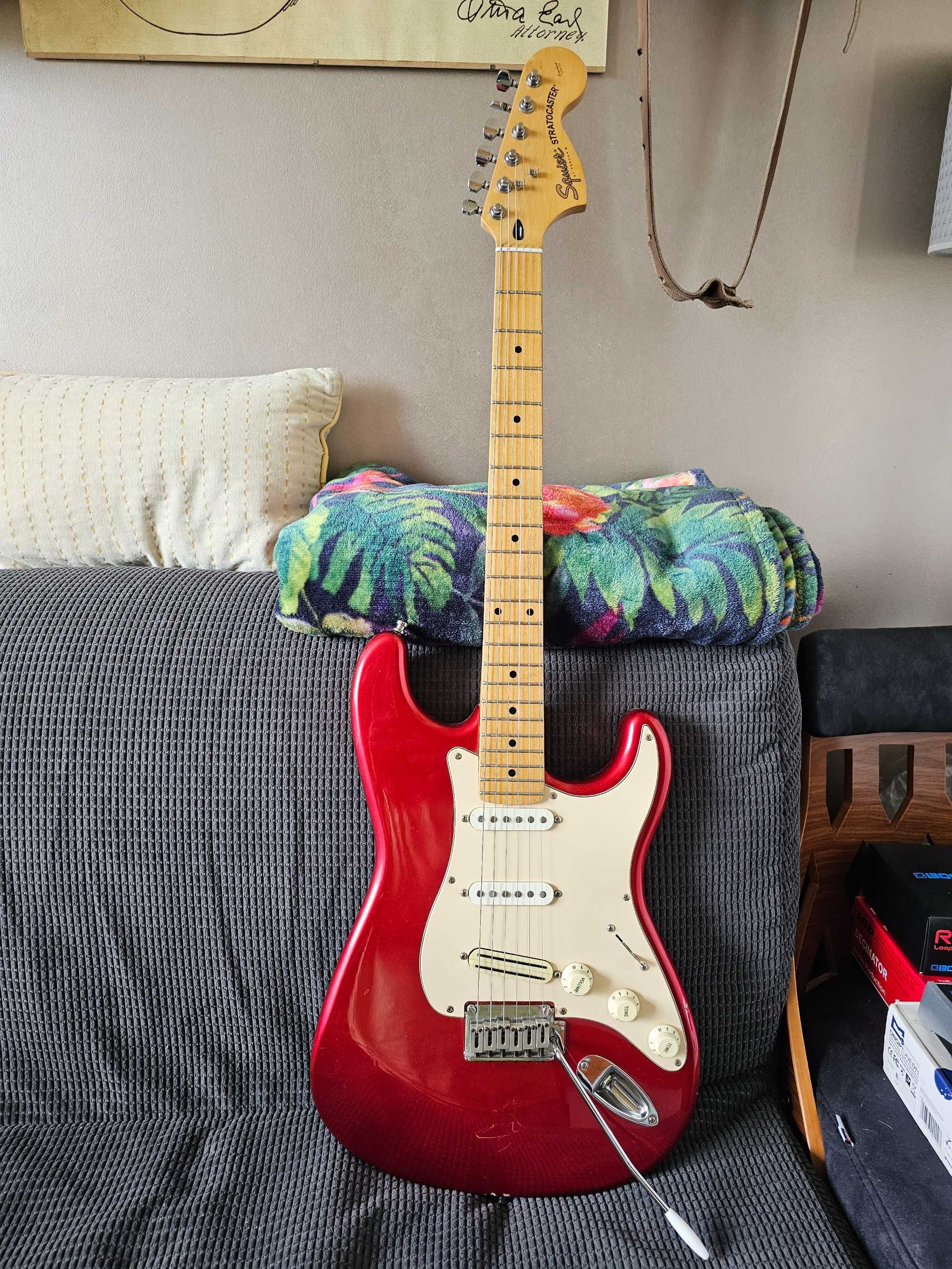 Fender Squier Stratocaster Strat 20th Anniversary 2002 CY hot rails CV