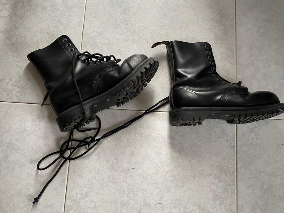 Botas Dodge original (unissexo) pretas, sola Goodyear