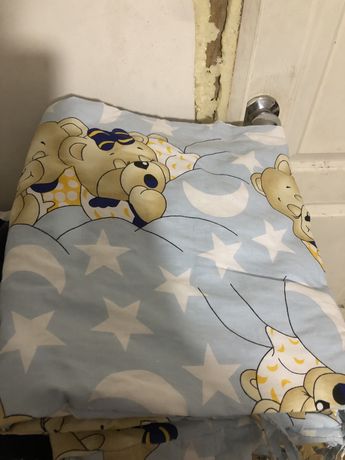 Комплект на кроватку защита на кроватку з балдахином