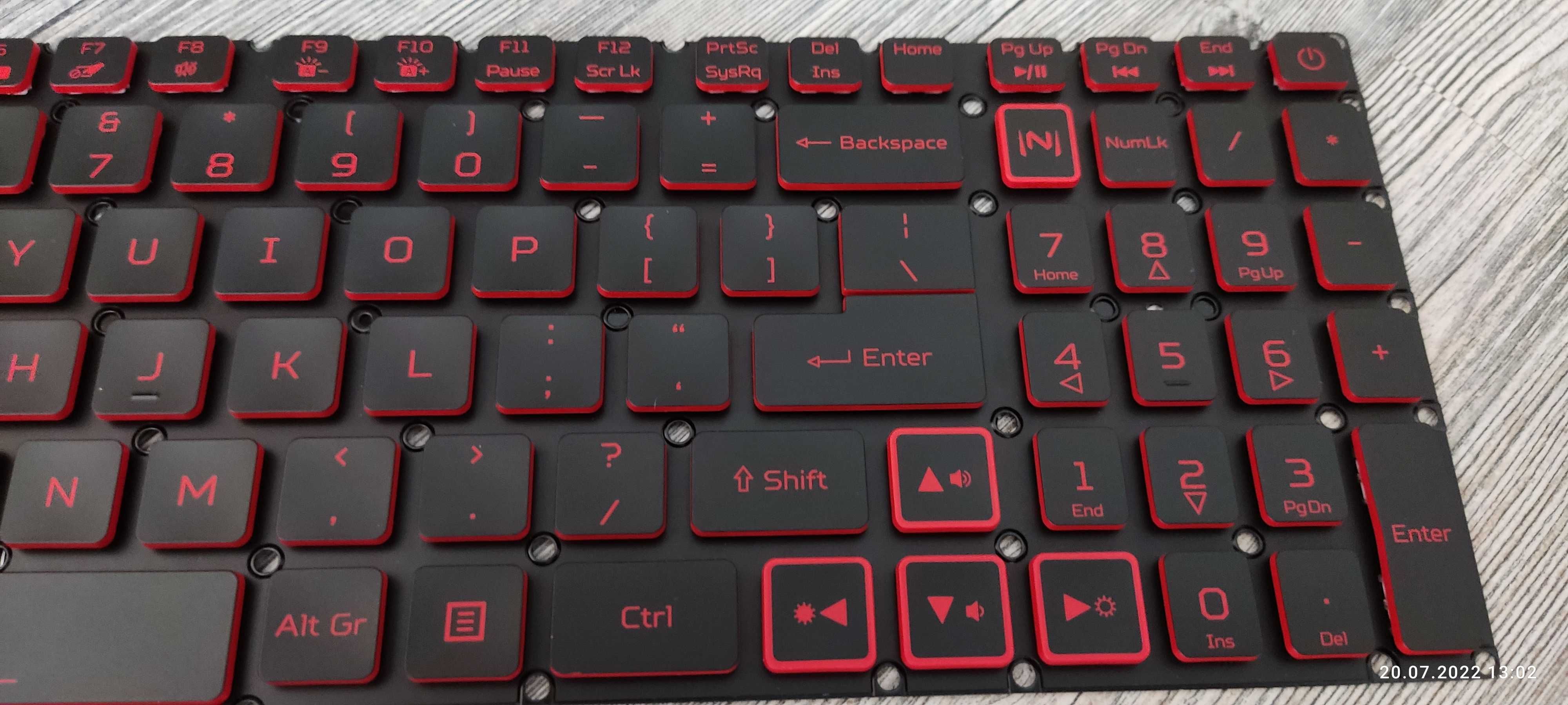 Клавиші acer nitro 5 an515-50 (50-54, 41-44) поштучно