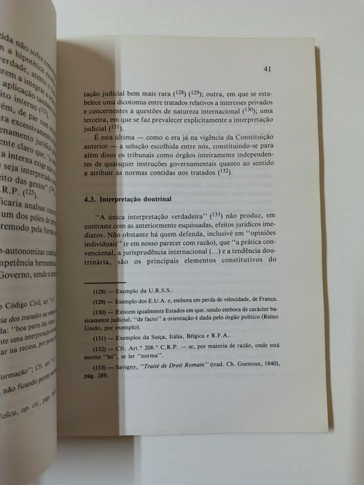 Interpretação de Tratados, de Luís Barbosa Rodrigues