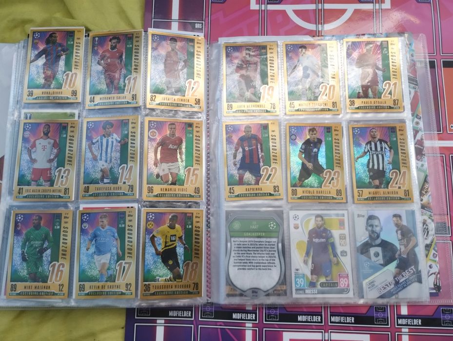 Topps match attax 2023/2024 karty squadzone cena za szt opis