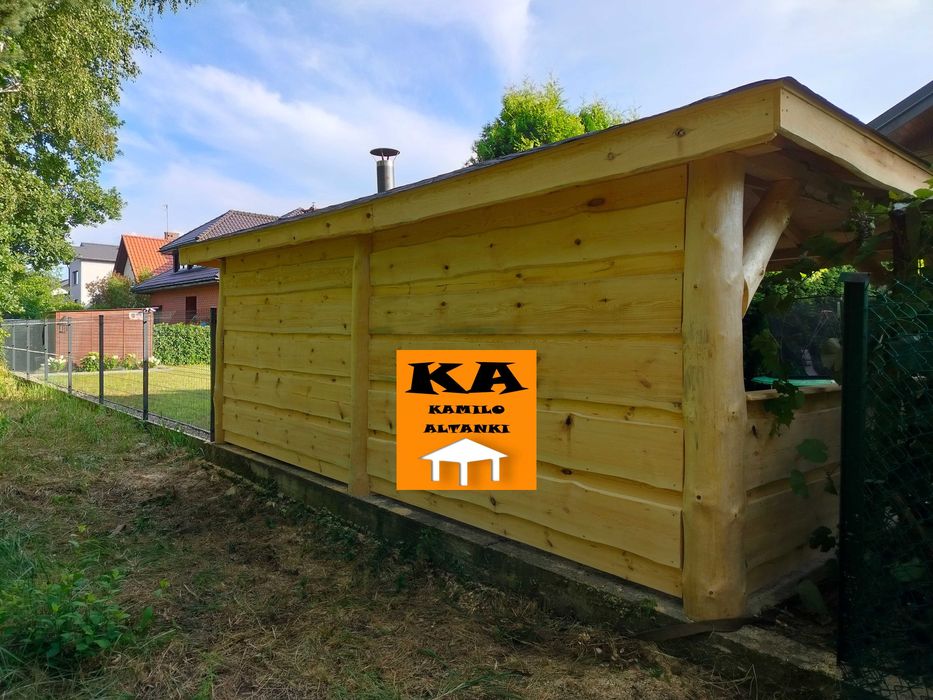 Altanka, Altana, Altanki, Altany na grubym balu ogrodowe