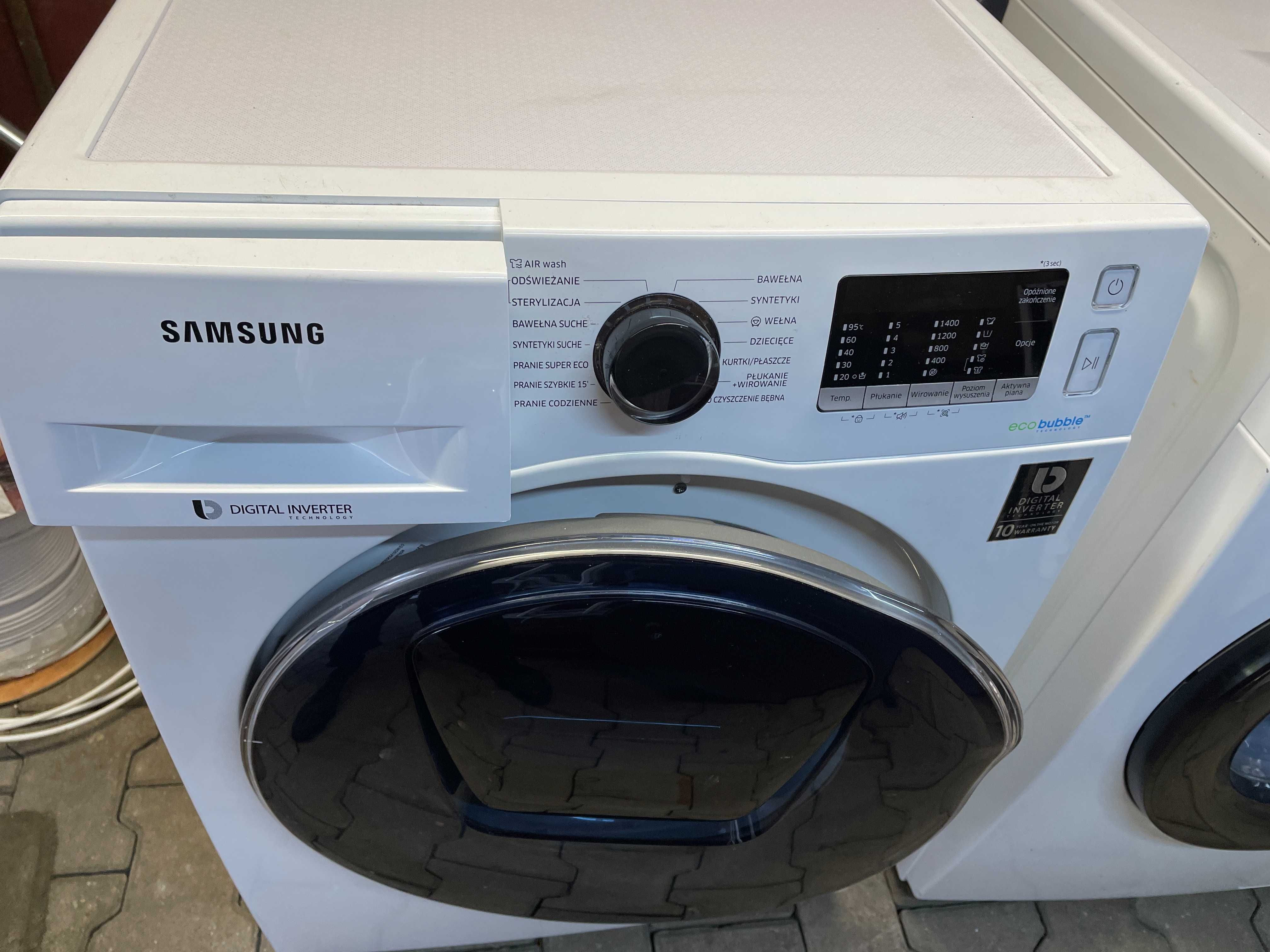 Sprawna pralka automatyczna SAMSUNG WD80K5A10OW/EO
