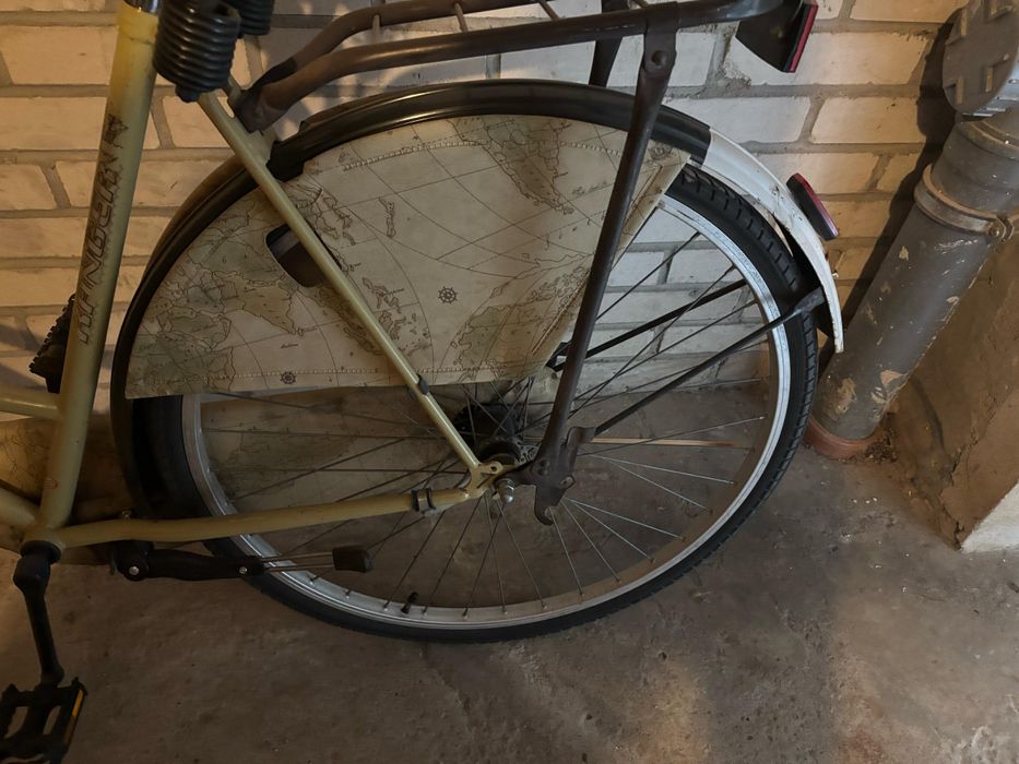 Rower holenderski damka  z koszem, hamulce w piaście, bagażnik