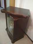 Mesa de madeira maciça para TV
