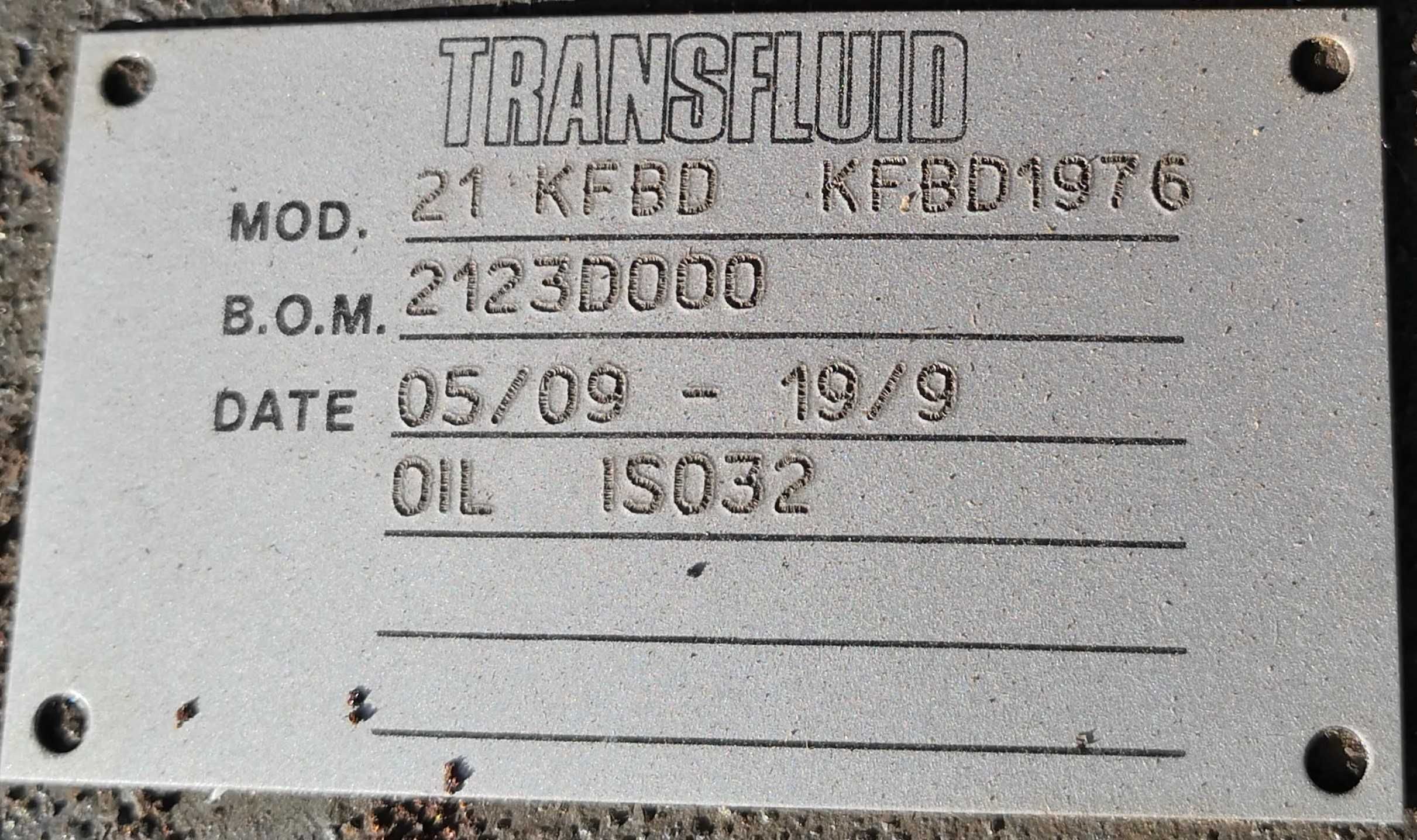 Sprzęgło Hydrokinetyczne TRANSFLUID 21KF BD