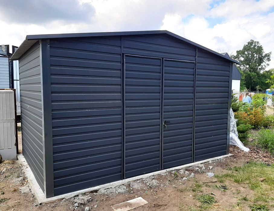 Wiata rowerowa, schowek narzędziowy, altana ogrodowa, blaszak, domek