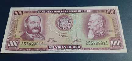 Banknot Peru 1975r