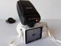 SAMSUNG 20.3MP + 20-50mm + flash pro + cartão + tripé + mala