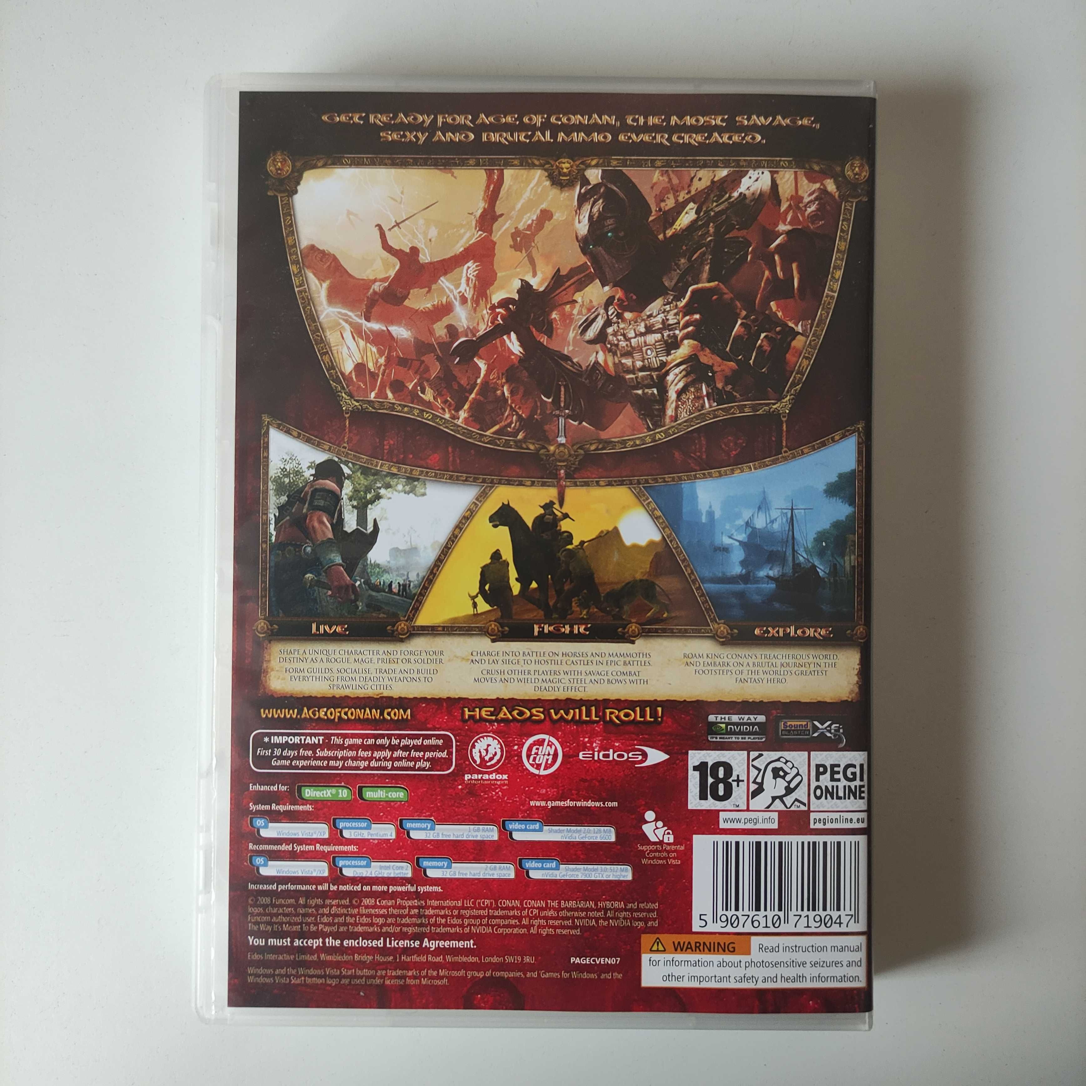 Age Of Conan - Hyborian Adventures - 2x PC DVD