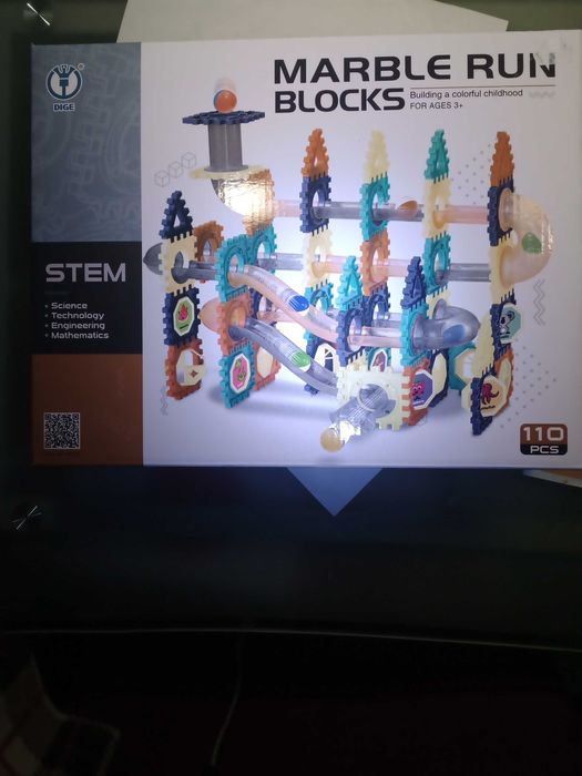 Дитячий конструктор лабіринт Marble Run Blocks 8901, 110 деталей