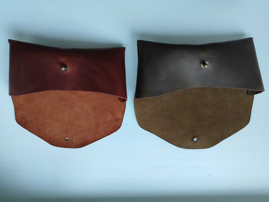 Футляр для очков кожаный из кожи чехол очечник. Для окулярів. Оптика